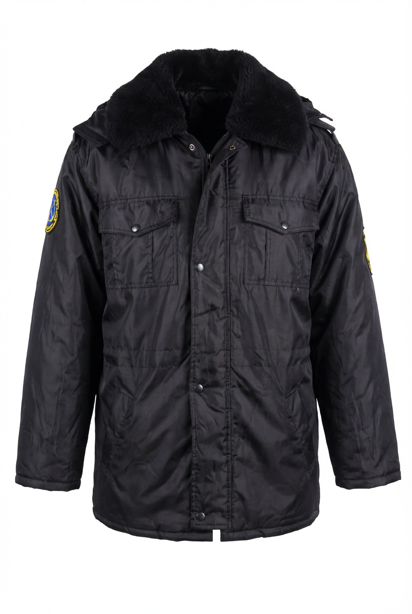 Бушлат форменный. черный