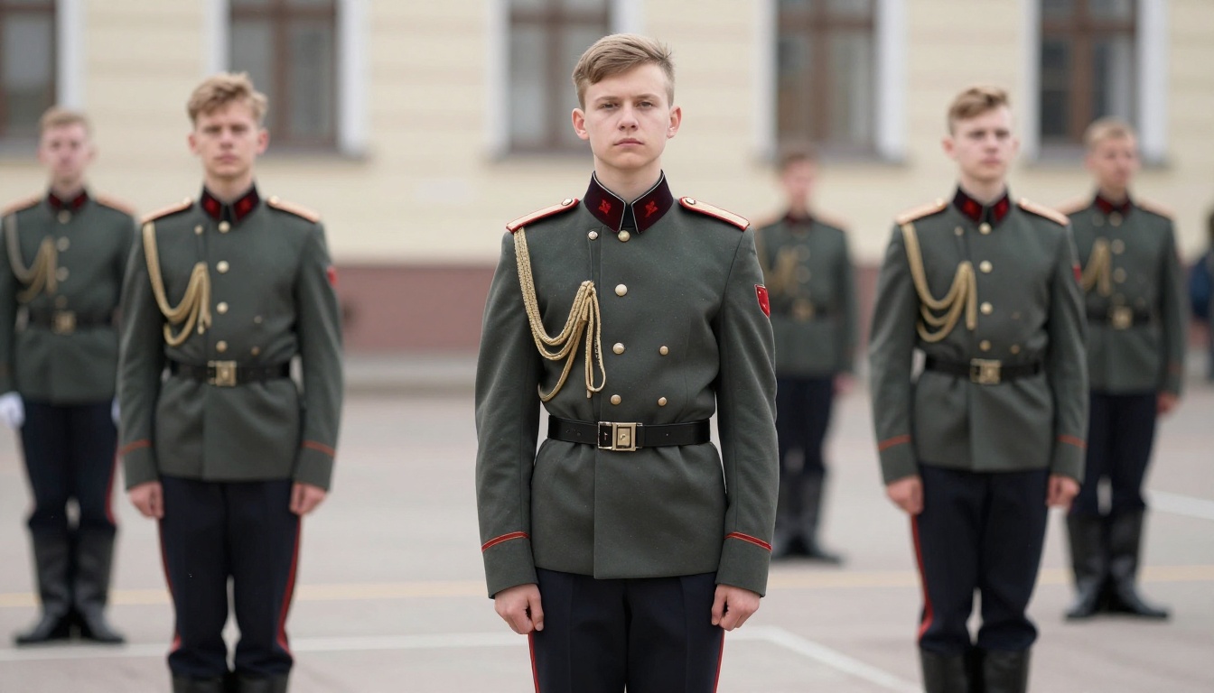 Кадетская форма для мальчиков (китель и брюки)