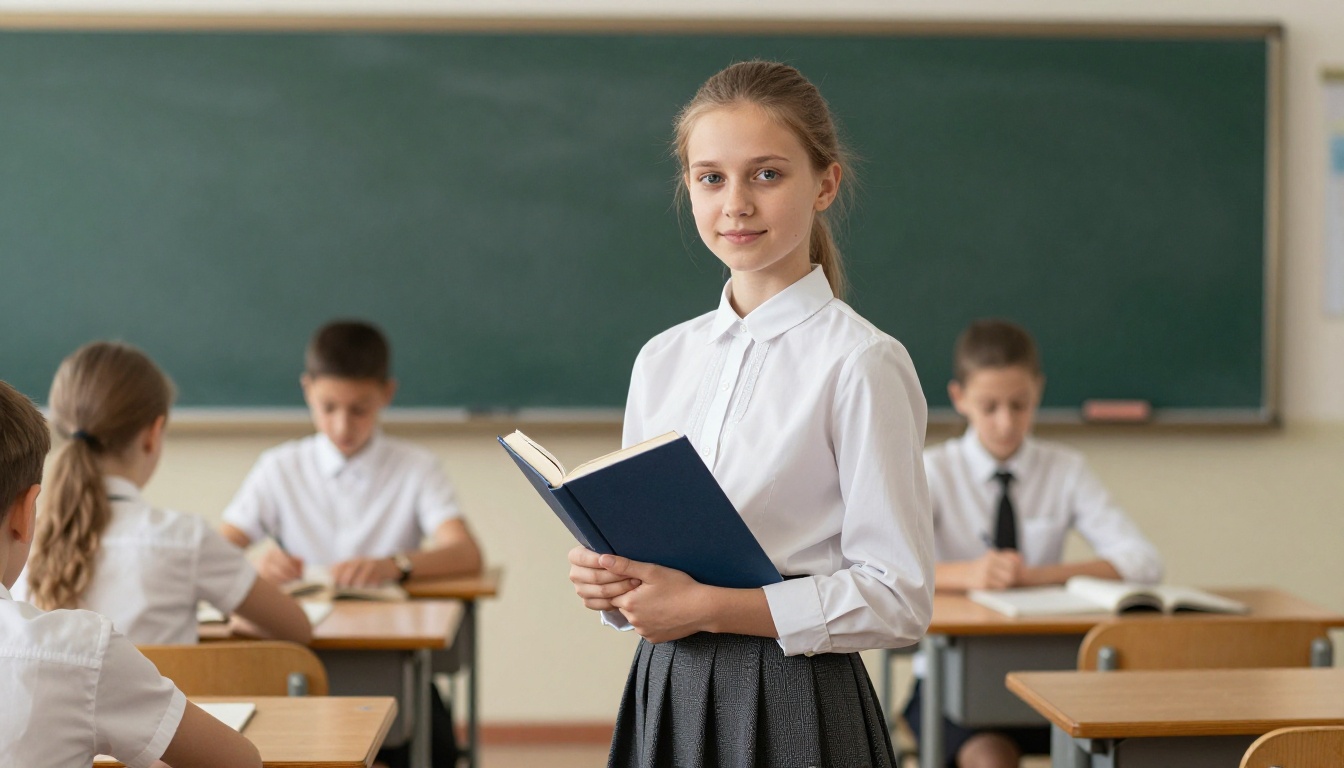 Школьная форма для девочек (юбка и блузка)